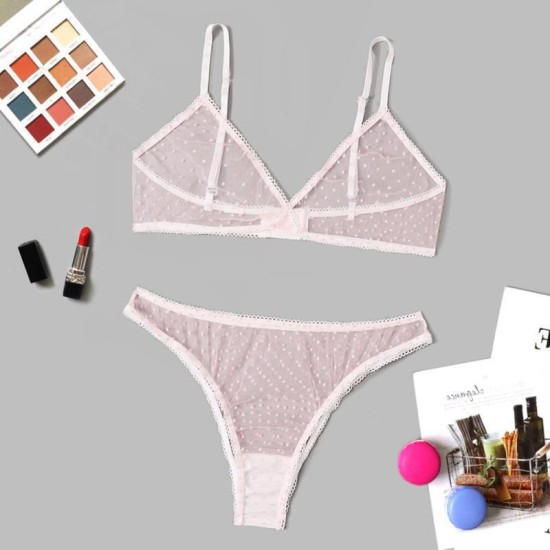 عبر حدود ثلاث نقاط ثلاث نقاط Sexy Sexy Bra Suit Polka Dot Mesh Perspective Supe Sup Sex Sex Inteld عبر حدود ثلاث نقاط ثلاث نقاط Sexy Sexy Bra Suit Polka Dot Mesh Perspective Supe Sup Sex Sex Inteld