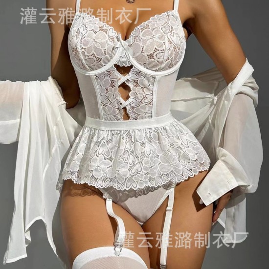Aliexpress الأوروبي والأمريكي التجارة الخارجية جديدة تشكيل جسم جديد لوف الدانتيل منظور عاريات مثير بقعة بذلة الملابس الداخلية مثير Aliexpress الأوروبي والأمريكي التجارة الخارجية جديدة تشكيل جسم جديد لوف الدانتيل منظور عاريات مثير بقعة بذلة الملابس الداخلية مثير