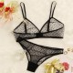 عبر حدود ثلاث نقاط ثلاث نقاط Sexy Sexy Bra Suit Polka Dot Mesh Perspective Supe Sup Sex Sex Inteld