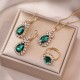 قلادات أوروبية وأمريكية عبر الإنترنت للنساء على الإنترنت المشاهير Zircon Zircon Menterasile Earrings Pendant Wath's Watch Stail Twist Metal Twist قلادات أوروبية وأمريكية عبر الإنترنت للنساء على الإنترنت المشاهير Zircon Zircon Menterasile Earrings Pendant Wath's Watch Stail Twist Metal Twist