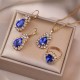 قلادات أوروبية وأمريكية عبر الإنترنت للنساء على الإنترنت المشاهير Zircon Zircon Menterasile Earrings Pendant Wath's Watch Stail Twist Metal Twist قلادات أوروبية وأمريكية عبر الإنترنت للنساء على الإنترنت المشاهير Zircon Zircon Menterasile Earrings Pendant Wath's Watch Stail Twist Metal Twist