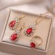 قلادات أوروبية وأمريكية عبر الإنترنت للنساء على الإنترنت المشاهير Zircon Zircon Menterasile Earrings Pendant Wath's Watch Stail Twist Metal Twist قلادات أوروبية وأمريكية عبر الإنترنت للنساء على الإنترنت المشاهير Zircon Zircon Menterasile Earrings Pendant Wath's Watch Stail Twist Metal Twist