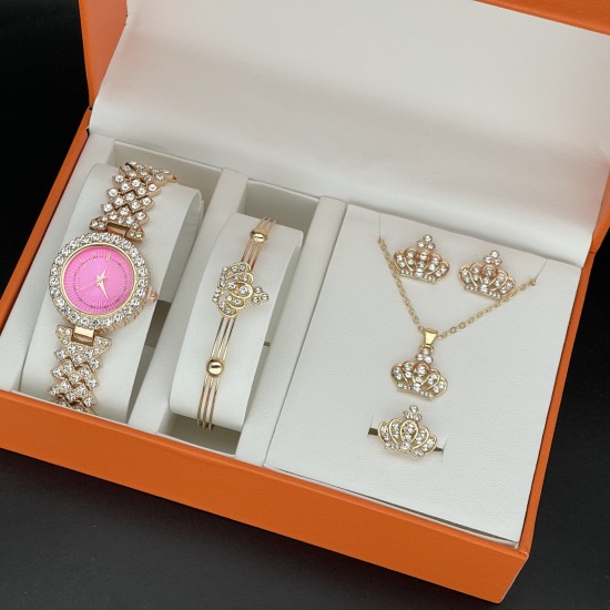 2023 Winter YJZB Crown Full Diamond Watch Jewelry مجموعة بسيطة مزاجية كوارتز ووتش ووتش بالجملة 2023 Winter YJZB Crown Full Diamond Watch Jewelry مجموعة بسيطة مزاجية كوارتز ووتش ووتش بالجملة