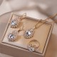 قلادات أوروبية وأمريكية عبر الإنترنت للنساء على الإنترنت المشاهير Zircon Zircon Menterasile Earrings Pendant Wath's Watch Stail Twist Metal Twist قلادات أوروبية وأمريكية عبر الإنترنت للنساء على الإنترنت المشاهير Zircon Zircon Menterasile Earrings Pendant Wath's Watch Stail Twist Metal Twist
