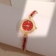 العلامة التجارية الجديدة 2024 Women's Gemstone Watch inlaid Diamond Watch ، Frasnable Student Claw Chain Watch Watch Watch Watch