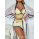 مخصصة Shein Temu النسائية البيجامات التجارة الخارجية ملابس المنزل بيجاما ثلاث قطع مجموعة بيجامات كبيرة الحجم مخصصة Shein Temu النسائية البيجامات التجارة الخارجية ملابس المنزل بيجاما ثلاث قطع مجموعة بيجامات كبيرة الحجم