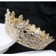 إكسسوارات العروس الأوروبية والأمريكية تاج سليفيون راينستون غطاء رأس Baroque Round Round Crown Amazon Source إكسسوارات العروس الأوروبية والأمريكية تاج سليفيون راينستون غطاء رأس Baroque Round Round Crown Amazon Source