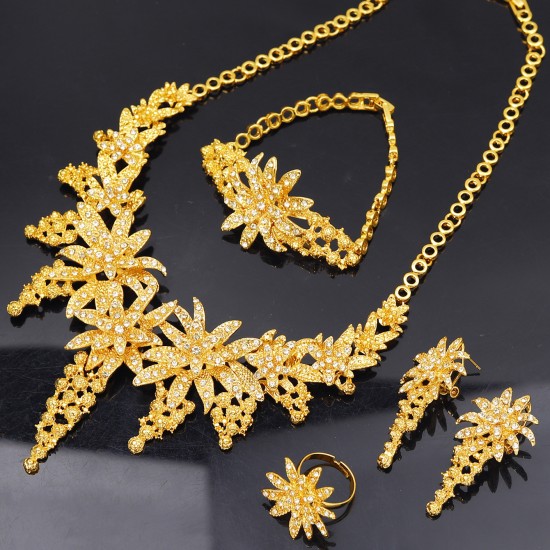 مجوهرات دبي 24K الذهبية المجوهرات الزفاف الأفريقية مجموعة سوار قلادة سوار سوار للسيود مجوهرات دبي 24K الذهبية المجوهرات الزفاف الأفريقية مجموعة سوار قلادة سوار سوار للسيود