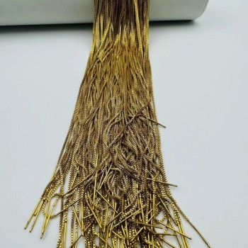 جميع الأغراض مربع سلسلة سلسلة من سلسلة من الصلب المقاوم للصدأ مطلي بالذهب سلسلة ضوء ترف قصير جميع الأغراض مربع سلسلة سلسلة من سلسلة من الصلب المقاوم للصدأ مطلي بالذهب سلسلة ضوء ترف قصير