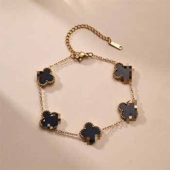 13mm البرسيم التيتانيوم الصلب سوار ضوء ترف على الوجهين عالية الجودة مصنع الليزر مباشرة