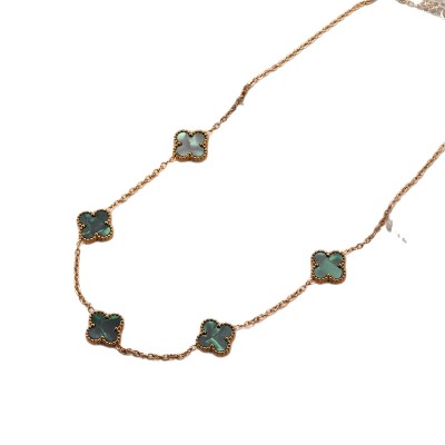 13mm التيتانيوم الصلب أربعة البرسيم خمسة زهرة على الوجهين fritillaria قلادة 18K الذهب الحقيقي مطلي ضوء ترف الشعور سلسلة الترقوة 13mm التيتانيوم الصلب أربعة البرسيم خمسة زهرة على الوجهين fritillaria قلادة 18K الذهب الحقيقي مطلي ضوء ترف الشعور سلسلة الترقوة