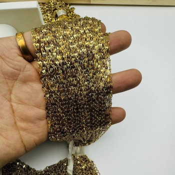 الفولاذ المقاوم للصدأ قلادة عالمية أنثى التيتانيوم الصلب 18K الترقوة سلسلة سلسلة الشفاه الفولاذ المقاوم للصدأ قلادة عالمية أنثى التيتانيوم الصلب 18K الترقوة سلسلة سلسلة الشفاه