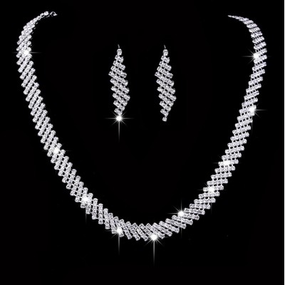 حارّ عمليّة بيع نمط عقد حلق سوار ثلاثة قطعة مجموعة عرس ثوب مجوهرات حارّ عمليّة بيع نمط عقد حلق سوار ثلاثة قطعة مجموعة عرس ثوب مجوهرات