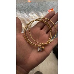 18k gold plated 3 in 1 bangles